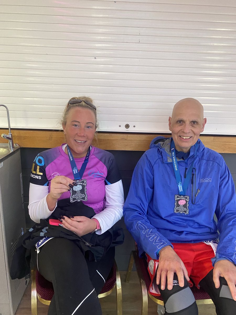 Portsmouth Marathon completed with my friend Katie 🤘