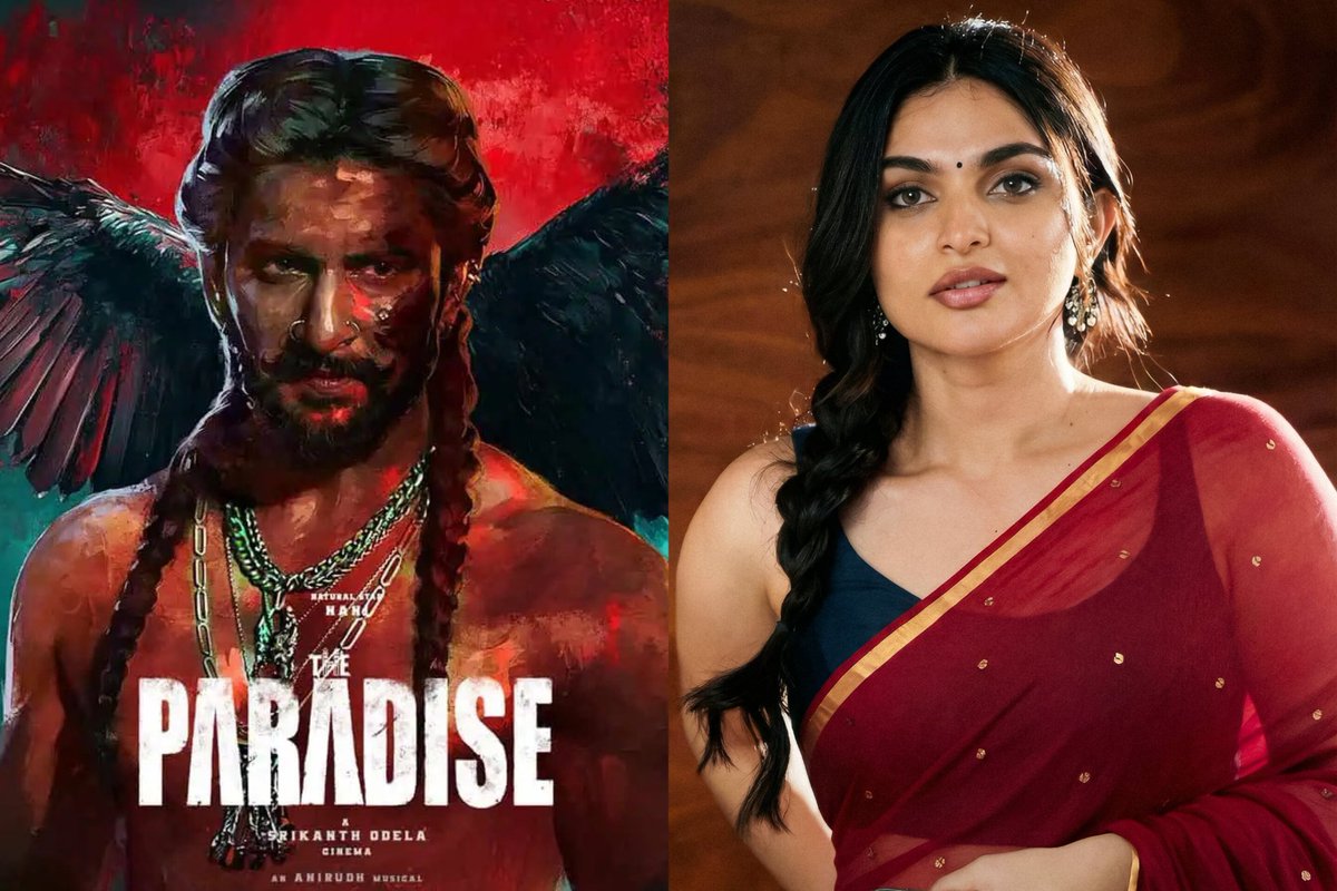 Kayadu Lohar enters the gritty world of #TheParadise opposite Natural Star Nani! Directed by the mastermind Srikanth Odela. This one's going to be RAW, intense, and unforgettable! 🥵🔥💯

#KayaduLohar #Nani #SrikanthOdela #TheParadise #TeluguCinema