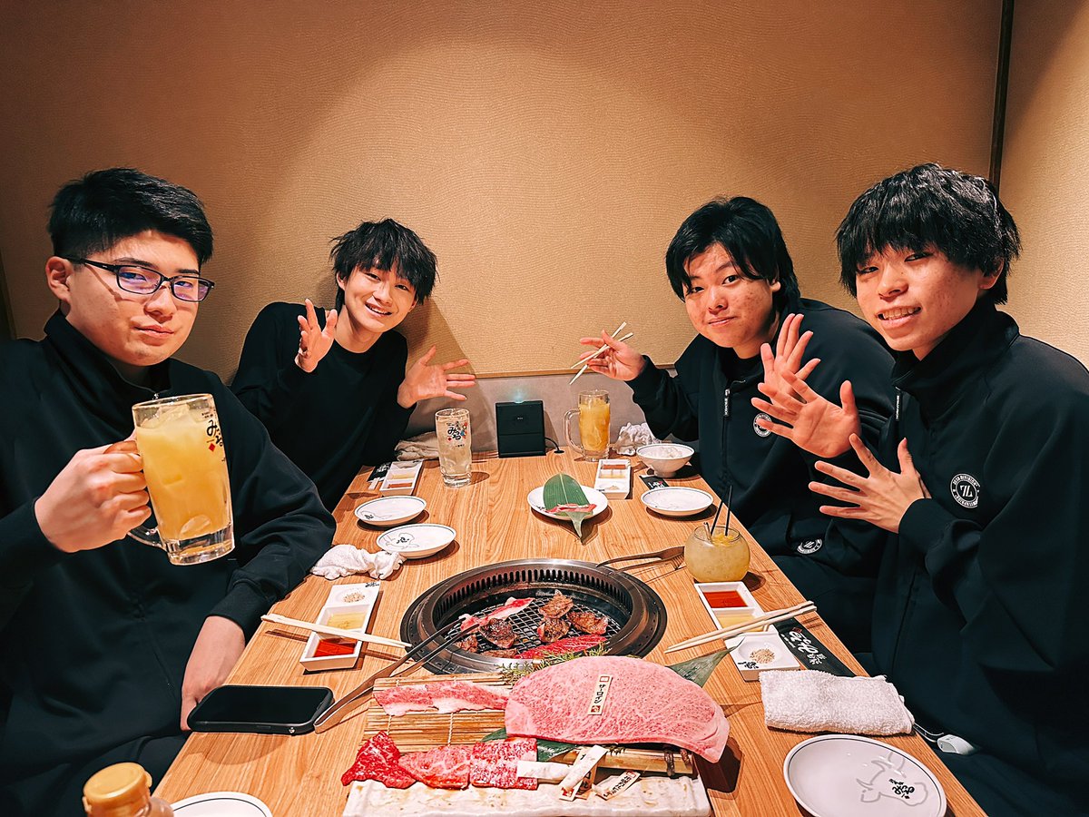 Hametuはエネルギー切れのため充電中🪫 またみんなでごはん行こうね🥩