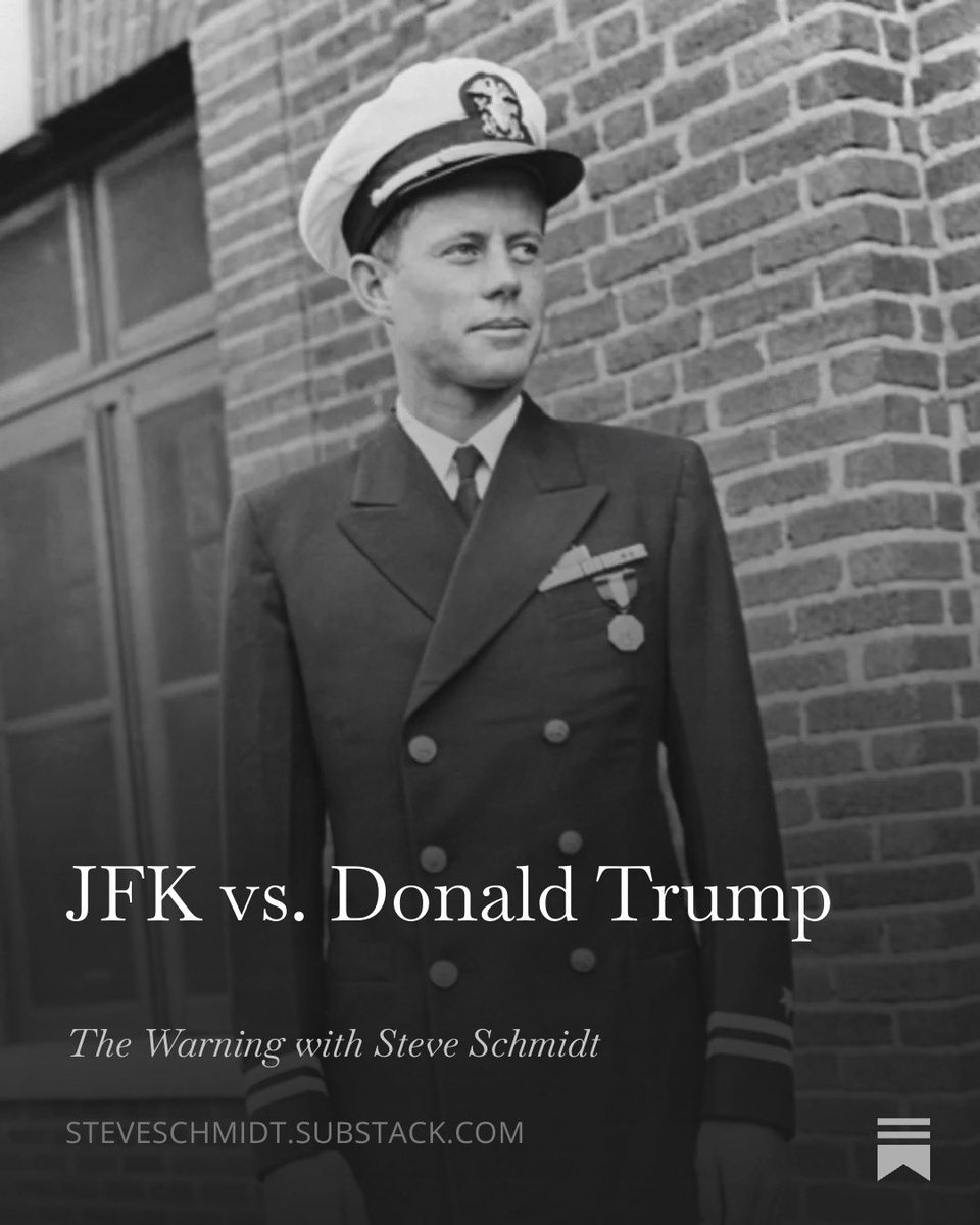 SteveSchmidtSES's tweet image. Trump is a divider and a hater.
JFK was a uniter.

open.substack.com/pub/steveschmi…