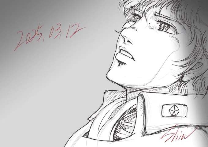 2025描いたのを振り返る その2 私そもそもアニメ原画を描く方に憧れてたので基本的に色を塗るという発想がなかったんですよね、 というか、いい加減人体デッサンの腕を上げたい。 時間が欲しい。 仕事ストレスで集中力やられてるけども。 ……ブツブツ。