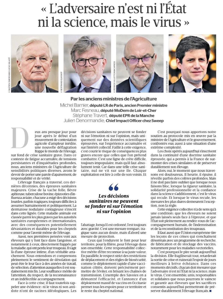 Loin de l’épidémie de jaunisse qui tente de mettre ce pays à l’envers, il reste des hommes de bonne volonté simplement dotés d’un peu de bon sens et du soucis de l’intérêt collectif.
Bravo et merci !