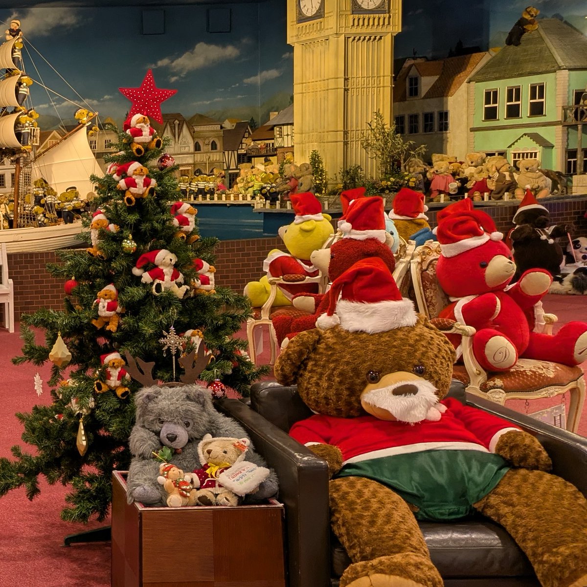 白樺リゾート「蓼科テディベア美術館」はすっかりクリスマスムード