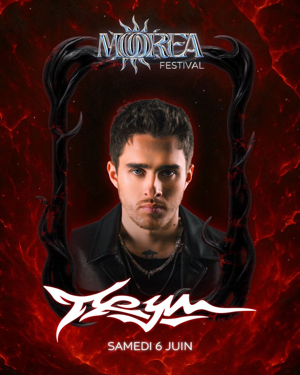 MooreaFestival's tweet photo. 🇫🇷 ALERTE : TRYM  ✨débarque au Moorea Festival ! ✨

On est fiers d’accueillir TRYM pour un set qui va faire trembler Tours ! Préparez-vous à la puissance de la Hard Dance. 🔥

🎁 Profitez de nos Packs Noël 🎟️ Lien en bio.

🇬🇧 TRYM JOINS THE LINEUP! ✨

We’re thrilled to announce that TRYM is bringing his high-energy Hard Dance to Moorea Festival 2026! ⚡️ Get ready for a massive journey.

🎄 Christmas Packs ! 🎟️ Get yours now (Link in bio).

#MooreaFestival #Trym #HardDance #Festival2026 #TechnoFamily