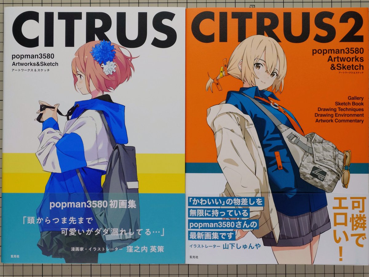 と言うわけで、衝動買いしたもの。 画集「CITRUS」と「CITRUS2