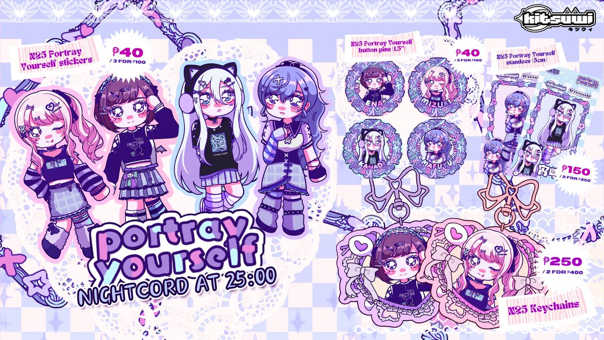 chkwkx's tweet photo. (3/5) My catalog for #CosplayMatsuri2025 !💫 https://t.co/MQqEW5gQNI