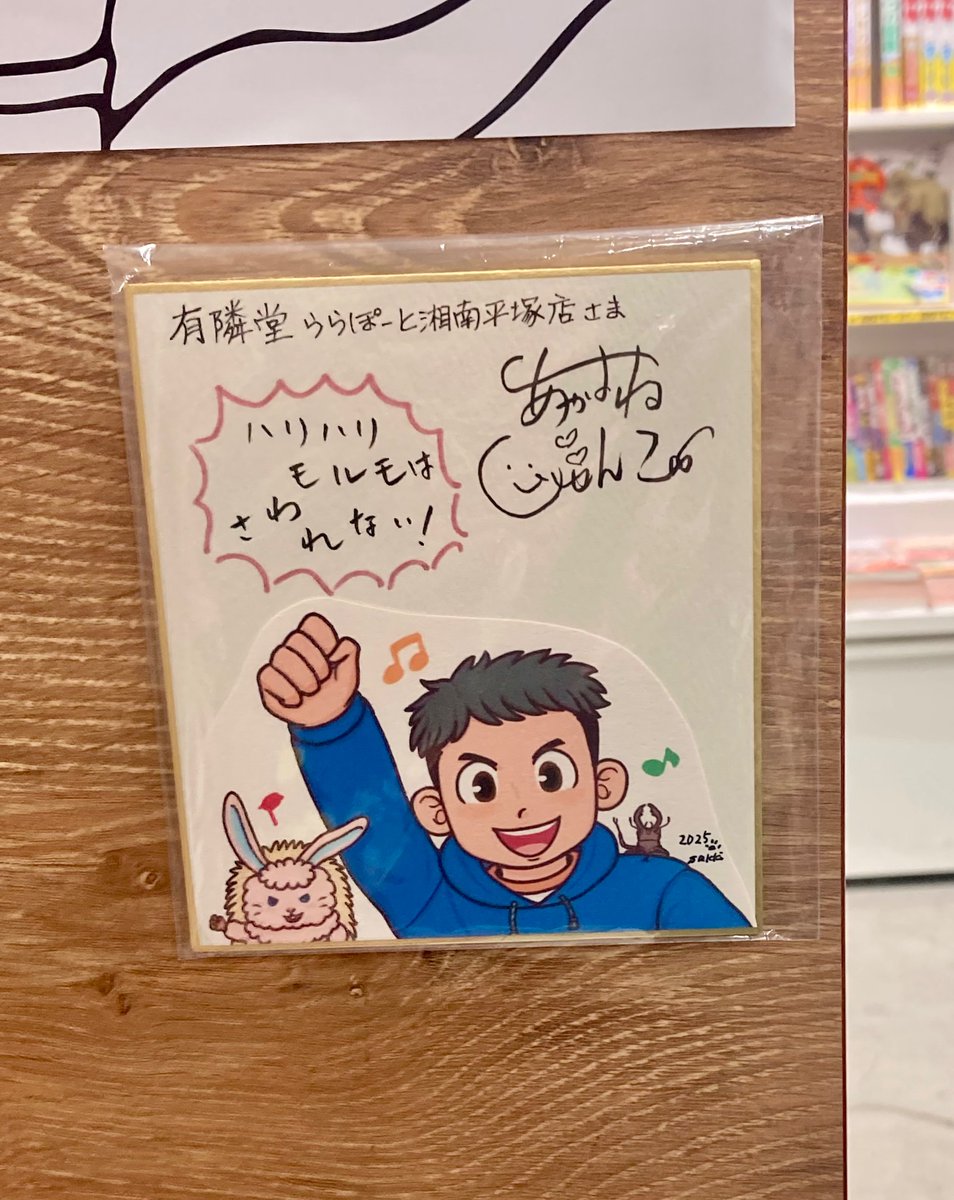 SakkiRakugaki's tweet photo. #有隣堂ららぽーと湘南平塚店 様
ありがとうございます♪
#ハリハリモルモはさわれない !
#国土社 #赤羽じゅんこ さま
#sakki https://t.co/oKVIBpMR8c