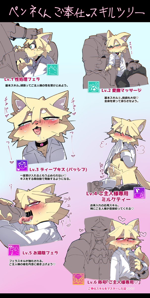 ペンネくんご奉仕♡スキルツリー