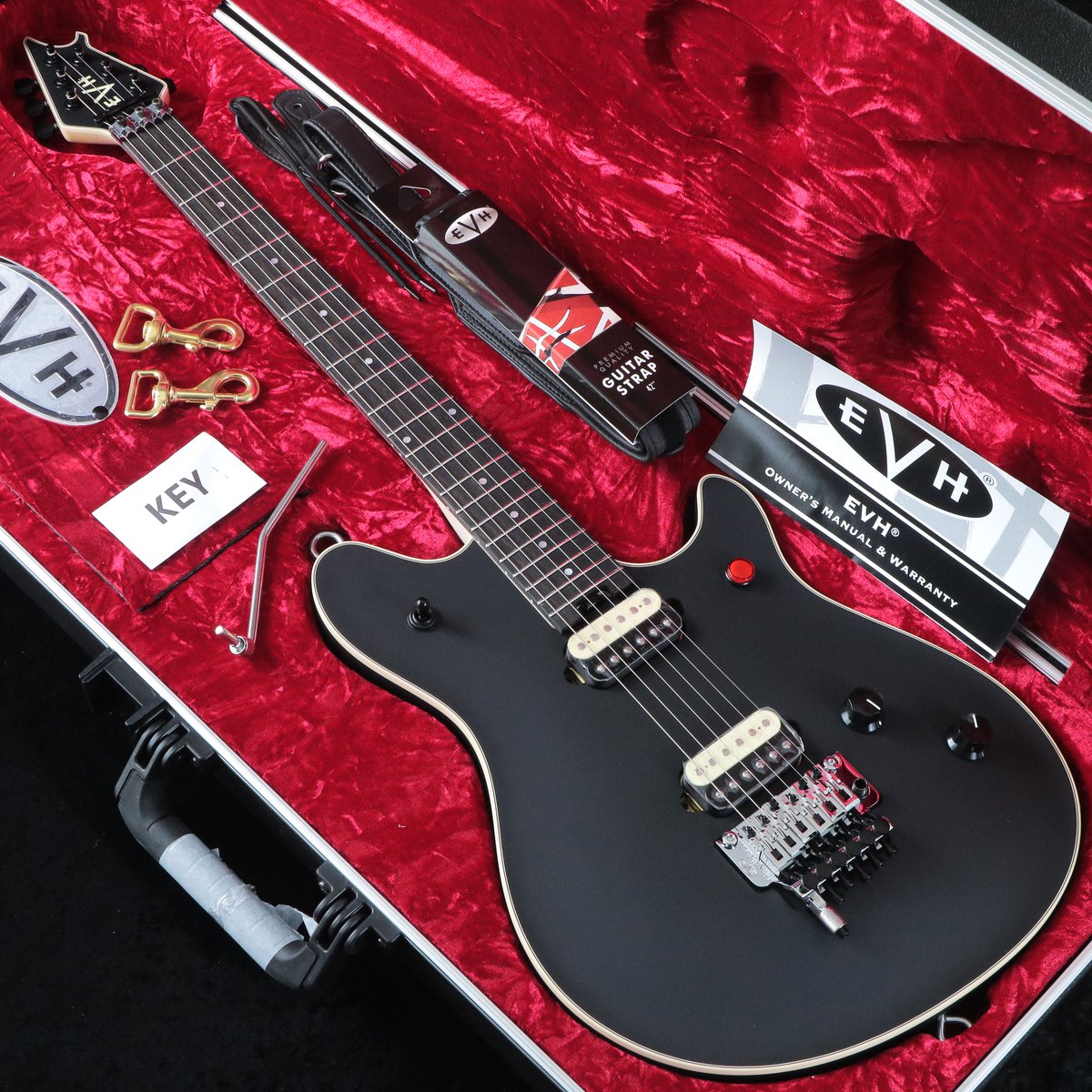 不明EVHタイプギター EVH Frankenstein Frankie Red Black White Stripes