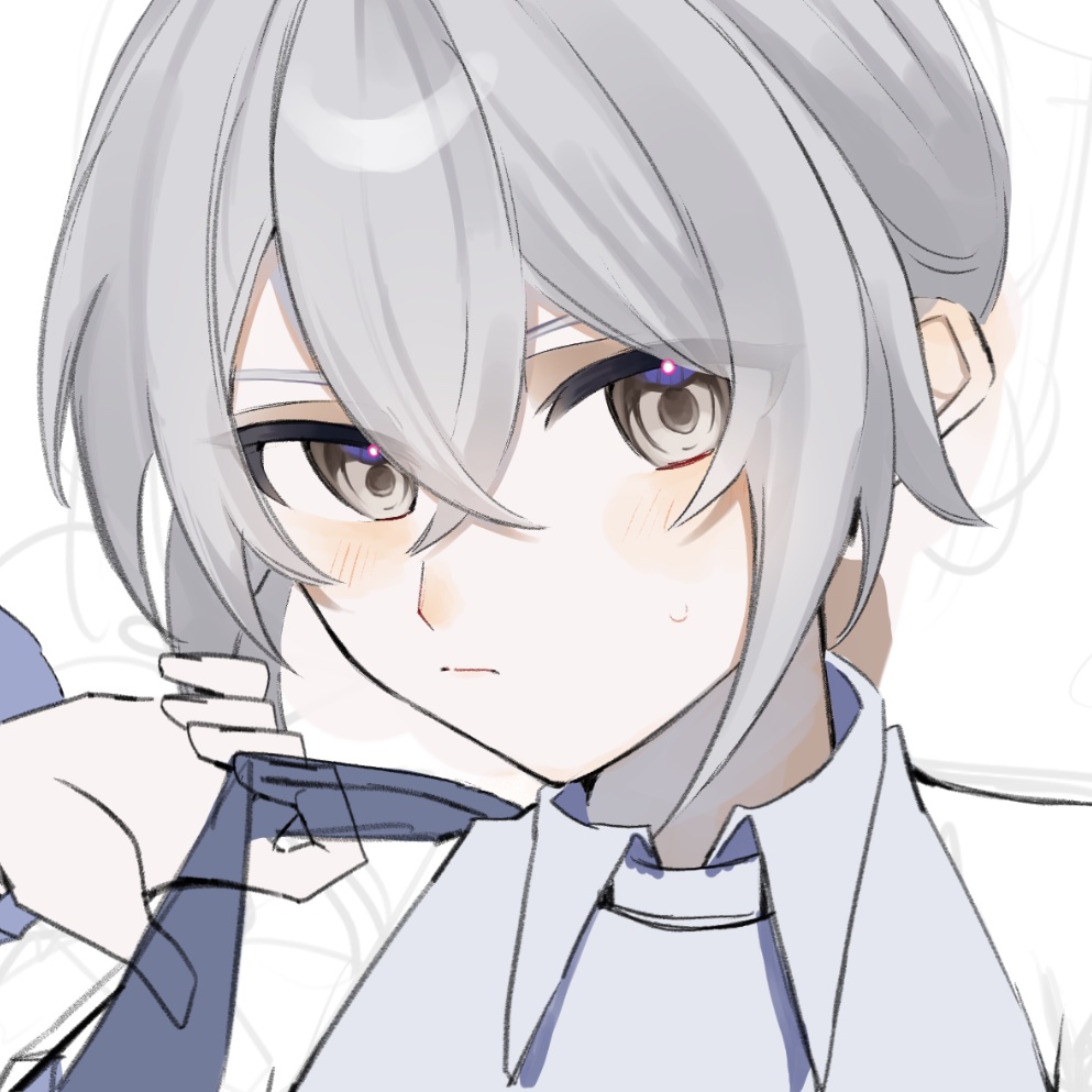 今まで描いた銀狼のお顔まとめ✨ #SilverWolf