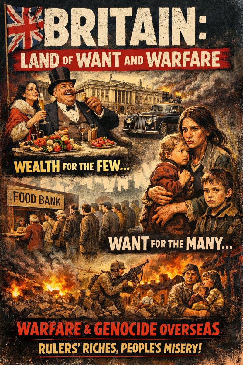 AyaanInstitute's tweet photo. A Christmas message from the Ayaan Institute.  

This Christmas, think of the many, not the few; there is enough food for everyone. Spare some thought and some words for the victims of Britain's support for war and genocide around the world.  Remember, the Holy Land and the region where Jesus was born are drenched in blood. There is no peace in the world nor goodwill to all mankind.

Britain today is a land of want and warfare. It doesn't have to be this way.  Let the many unite to build a different, better Britain.