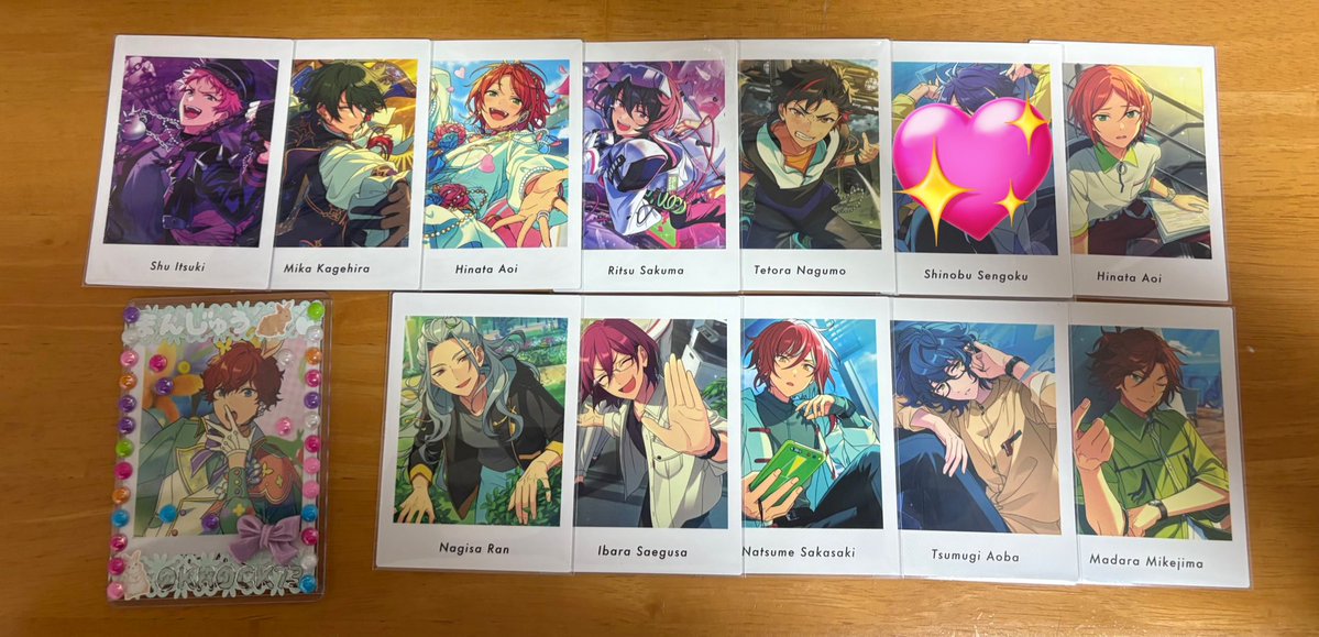 【交換】あんスタ P.A.shots!! ぱしゃっつ vol.6

譲→
Action
宗、みか、ひなた、☆凛月
Private
鉄虎、ひなた、凪砂、茨、夏目、つむぎ、斑

求→
A（∞）
一彩
P（各1）
☆ライカ

※☆は☆との交換優先
※都内手渡し（主に土日祝池袋）＞郵送可

検索からでもお気軽にお声掛けください。