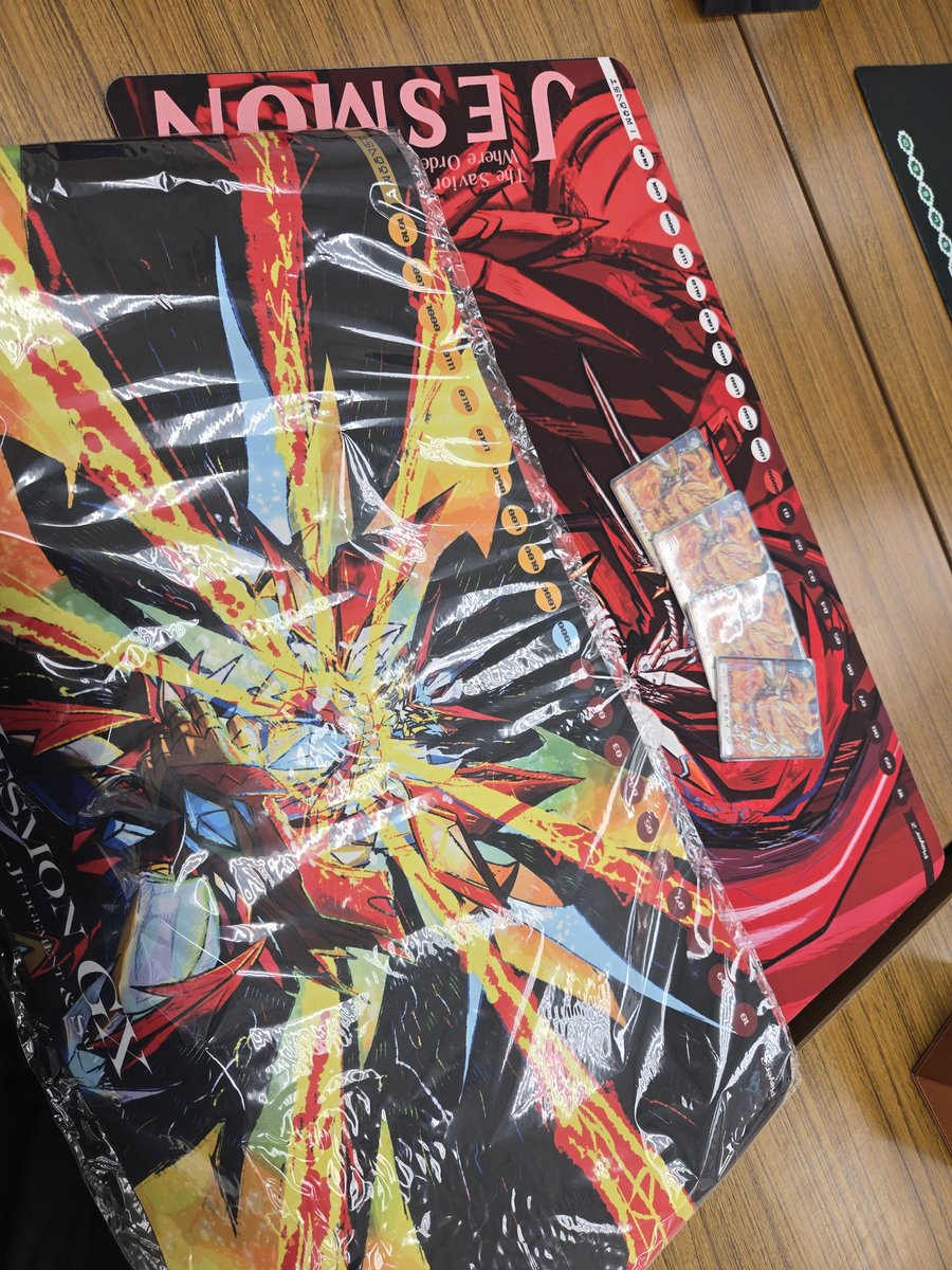 wwwaka1317's tweet image. アルティメットカップ
使用:ジエスモン！！！
クリスマスパーティの為撤退🎄

せつぴさん@KnInt_
Newプレマ＆ヒヌカムイ！！！
どっち使うか迷っちゃう🙄💭
どっちもかっこいい✨

モチベ上がるわ！！！
もっと強くなるぞーーーーーー💪