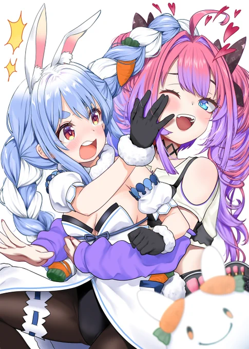 やっと会えたねぇ(/ω\) #ぺこらーと #ヴィヴィメイク
