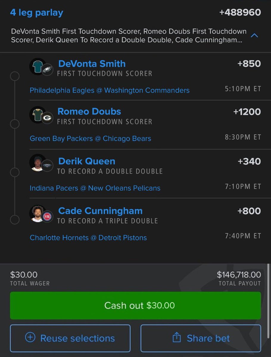 platinumtips__'s tweet image. Just Woke up and My Fanduel Is Down😭

Can someone Help me Check If This Hit or not?👀

Anyone Wants BreakFast Too??

Comment your Cashapp Below, $100 to 5 People that Likes + Comments⚠️⚠️

You Better Hurry Up‼️‼️