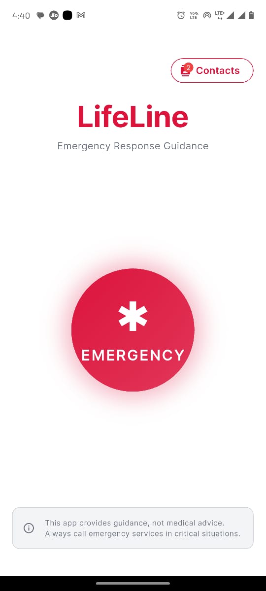 parsode_rohit's tweet image. In medical emergencies, confusion costs lives.

So I built LifeLine — a stress-proof Flutter app that guides bystanders with instant first-aid steps and one-tap emergency coordination.
#buildfornagpur #devfestnagpur2025
#FlutterDev  #HealthTech #BuildInPublic