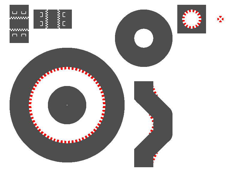 Testing the gameplay I realized that the track width is terrible, so I doubled it. I made a generic tileset with plain colors in Aseprite to start building tracks and it's looking good, I will share it in itch.io once is done #SGDK #indiedev #gamedev