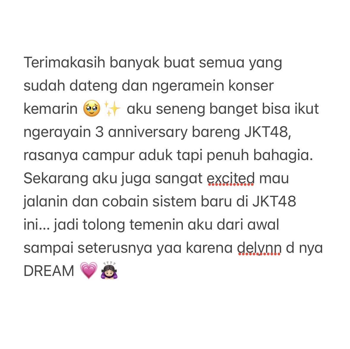 Delynn_JKT48's tweet photo. sisa foto di ig!! https://t.co/P2CUy4VCdq