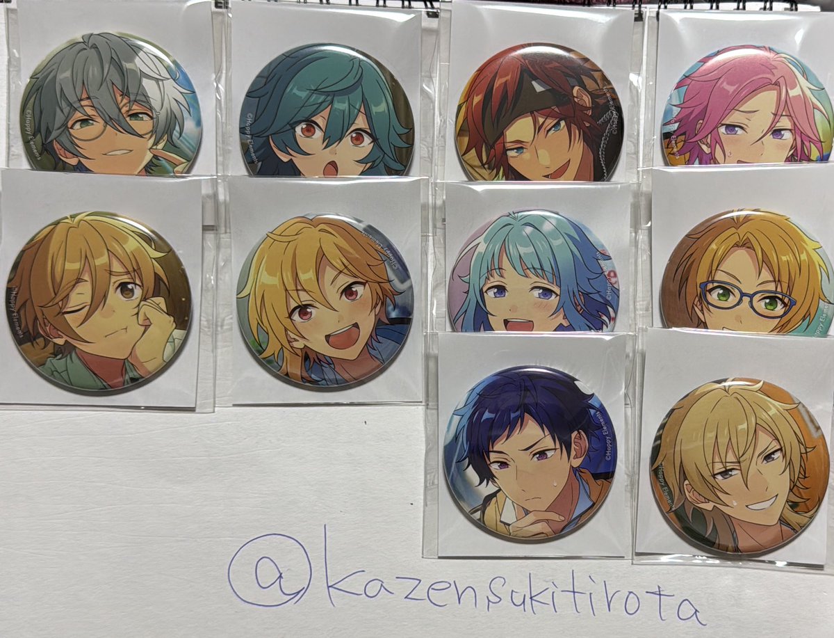 カプ缶 凪砂 交換譲渡】あんスタ コレクション缶バッジ 2025 Sep. Casual コレ缶 譲