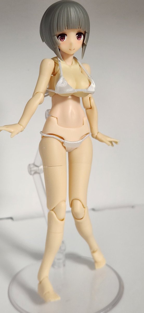 シャーシキットが届いたので、９月に手に入れたhyenaさんの明日翔のヘッドパーツ用のボディに。
いろしか <a href="/irosika_jp/">いろしか＠プレオープン中（大阪日本橋）</a> さんで購入した胸や腰のパーツを付けたり対応させるために外側だけガンナーのお腹に変えたりと気がつけばそこそこ置き換わってた