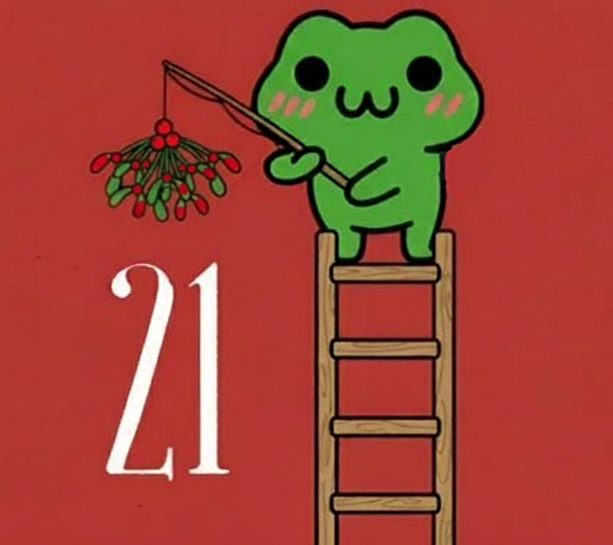 Look a mistletoe!
December 21th. $OwO