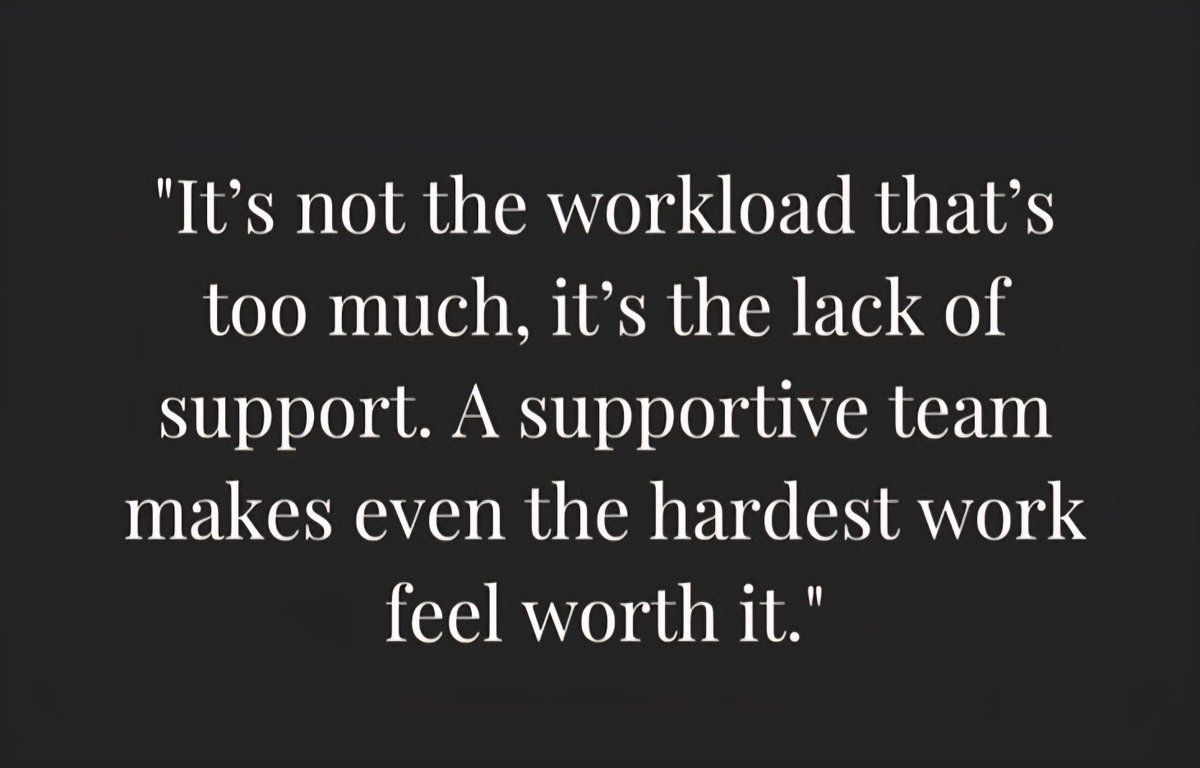 WTFC7's tweet image. When people feel supported, they don’t just work they thrive. A strong team doesn’t lighten the load, it lifts the person carrying it.
#strongertogether #WorkplaceWellness #LeadershipMatters #wellbeing