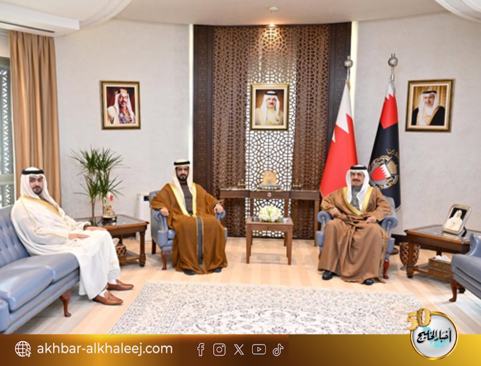 وزير الداخلية يشيد خلال استقباله سفير دولة الإمارات العربية المتحدة بالعلاقات الأخوية الوثيقة التي تجمع البلدين والشعبين #البحرين 