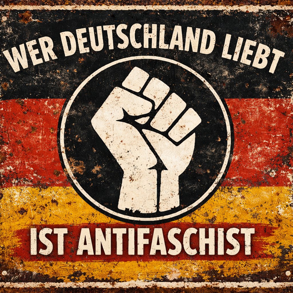 Wer Deutschland wirklicht liebt ist Antifaschist!