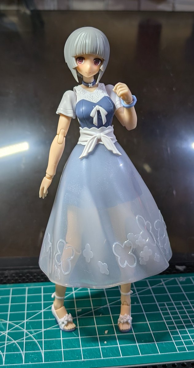 この前のヨドバシセールで買った私服ルミティアとhyenaさん（<a href="/hyena1129/">hyena@次はブンノイチ（4/18・土）</a> ）の明日翔ヘッドパーツをガッチャンコ
似合うねぇ〜！大学生な雰囲気感じた