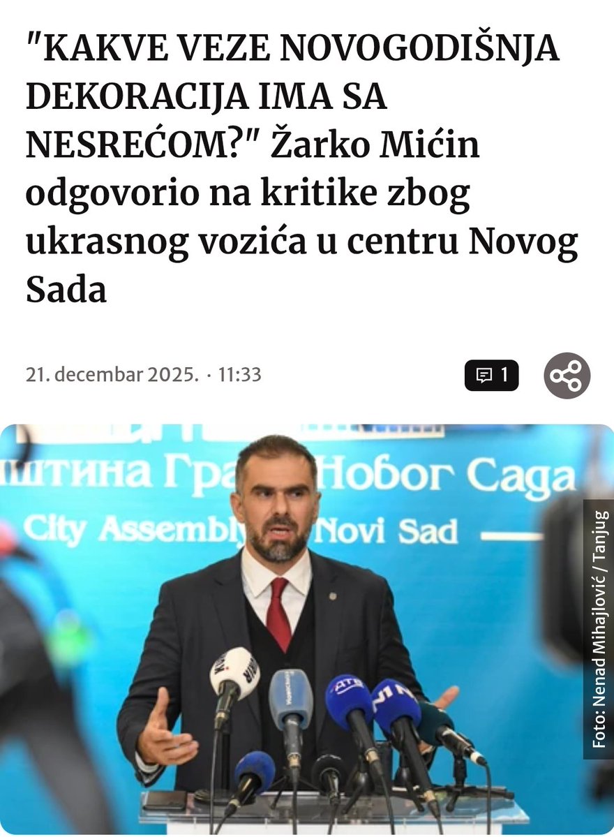 "Vozić je simbol dečije radosti." Ovaj ili je lud ili beskrajno bahat i bezobrazan.