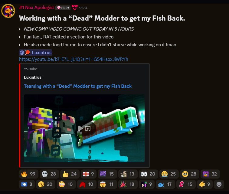 timelyluxintrus's tweet image. //Luxintrus update!!

LUX NEVEREND VIDEO IN 5 HOURS!!

youtu.be/b7-E7L_jL1Q