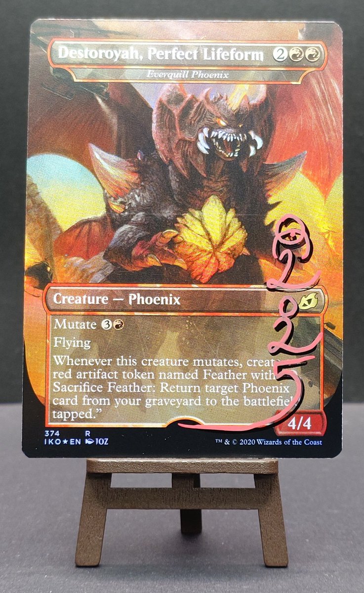 is3tk's tweet image. 最後も東京MTG様@TokyoMTGで開催されたArtist MeetupにてOvidio Cartagena様@ovidiocartagenaにサインと完全生命体、デストロイアのアーティストプルーフへスケッチをしていただきました✒️
前のイベントは行けずデストロイアAPは諦めてたから依頼出来て良かった💯
#artistmeetupmtg
#Artistproof
#MTG