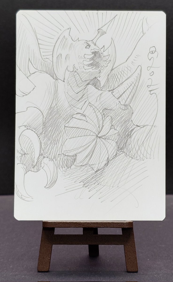 is3tk's tweet image. 最後も東京MTG様@TokyoMTGで開催されたArtist MeetupにてOvidio Cartagena様@ovidiocartagenaにサインと完全生命体、デストロイアのアーティストプルーフへスケッチをしていただきました✒️
前のイベントは行けずデストロイアAPは諦めてたから依頼出来て良かった💯
#artistmeetupmtg
#Artistproof
#MTG