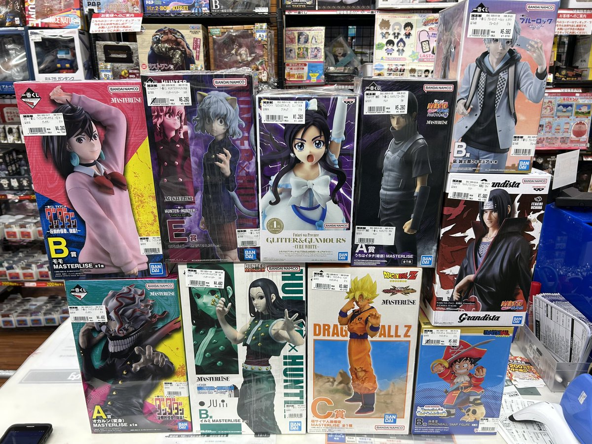 フィギュア追加💥 #ドラゴンボール #NARUTO #ハンターハンター #ダンダダン
