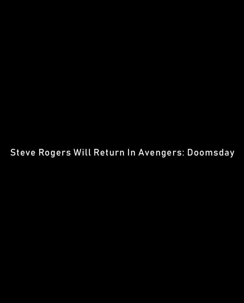 MyTimeToShineH's tweet photo. How did your theater react when the Steve Rogers teaser for Doomsday played? https://t.co/WNK7wFAWG0