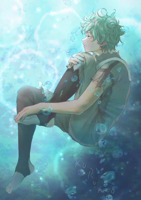 緑翠.... #緑谷出久