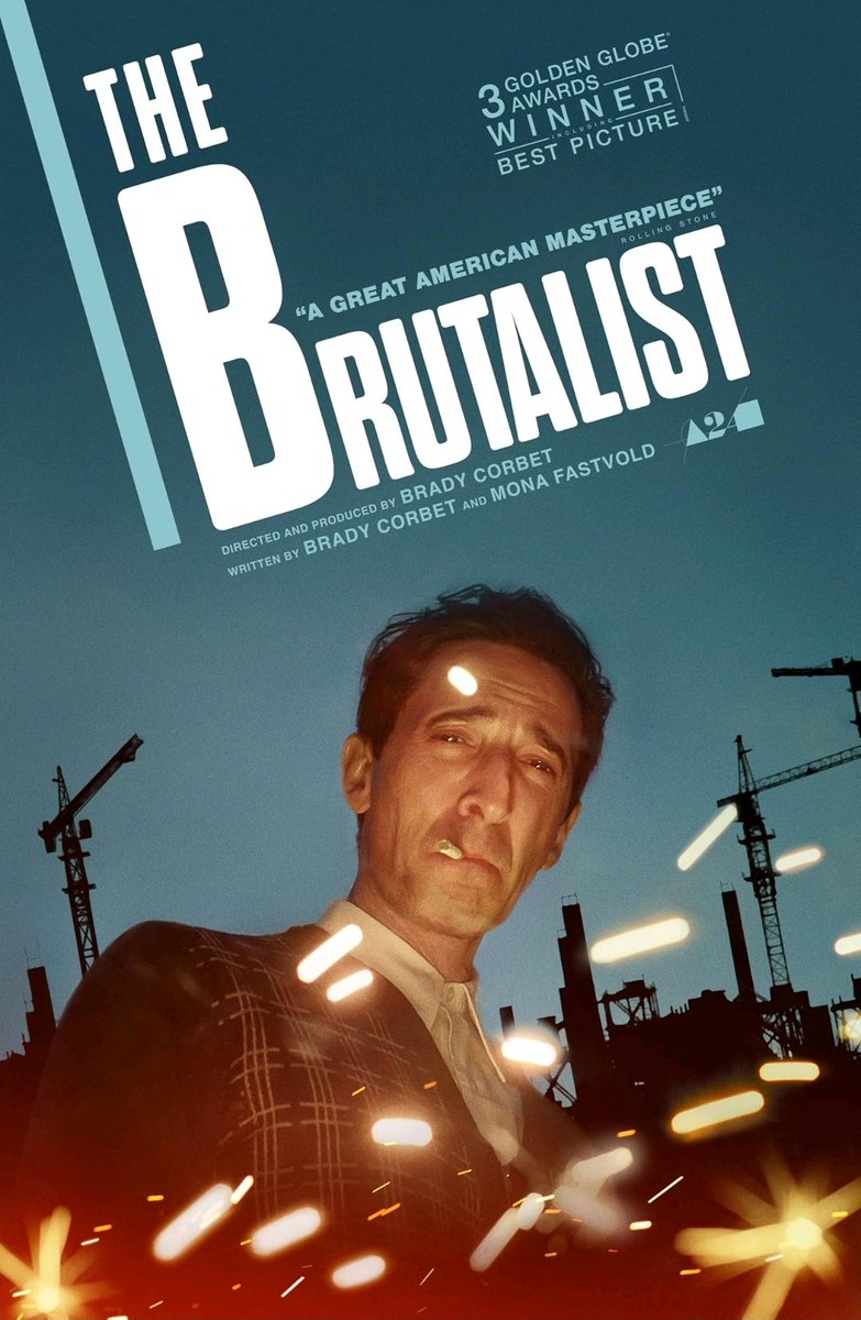 eiga_ojisan's tweet photo. #2025年映画ベスト 
 #2025年映画ベスト10 
🥇The Brutalist
🥈この夏の星を見る
🥉A House of Dynamite
④Black Bag
⑤Sinners
⑥Sing Sing
⑦We Live in Time
⑧Jay Kelly
⑨悪い夏
⑩Superman https://t.co/n6fDIieAZp