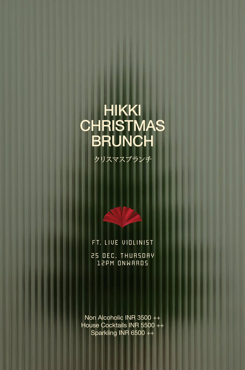 Smripandey's tweet photo. Hikki marks the festive season with Christmas Eve After Dark and a Christmas Day Brunch.

Reservations: +91 87501 44554

#hikki #christmas #delhi https://t.co/yGGzcxs54J