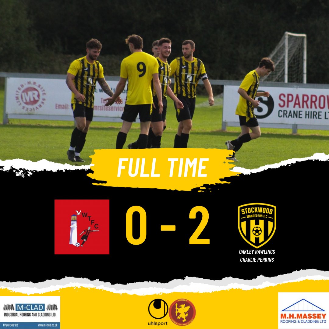 Stockwoodwands's tweet photo. ⚫️🟡 Yesterday the wands took 3 points after the long trip down to watchet, 13 lads who gave everything and deserved the 3 points! 

A 30 yard wonder strike from oaks and a well worked goal down the right from Perkins after good link up with Ethan sealed the win! https://t.co/IkLwlCYiax