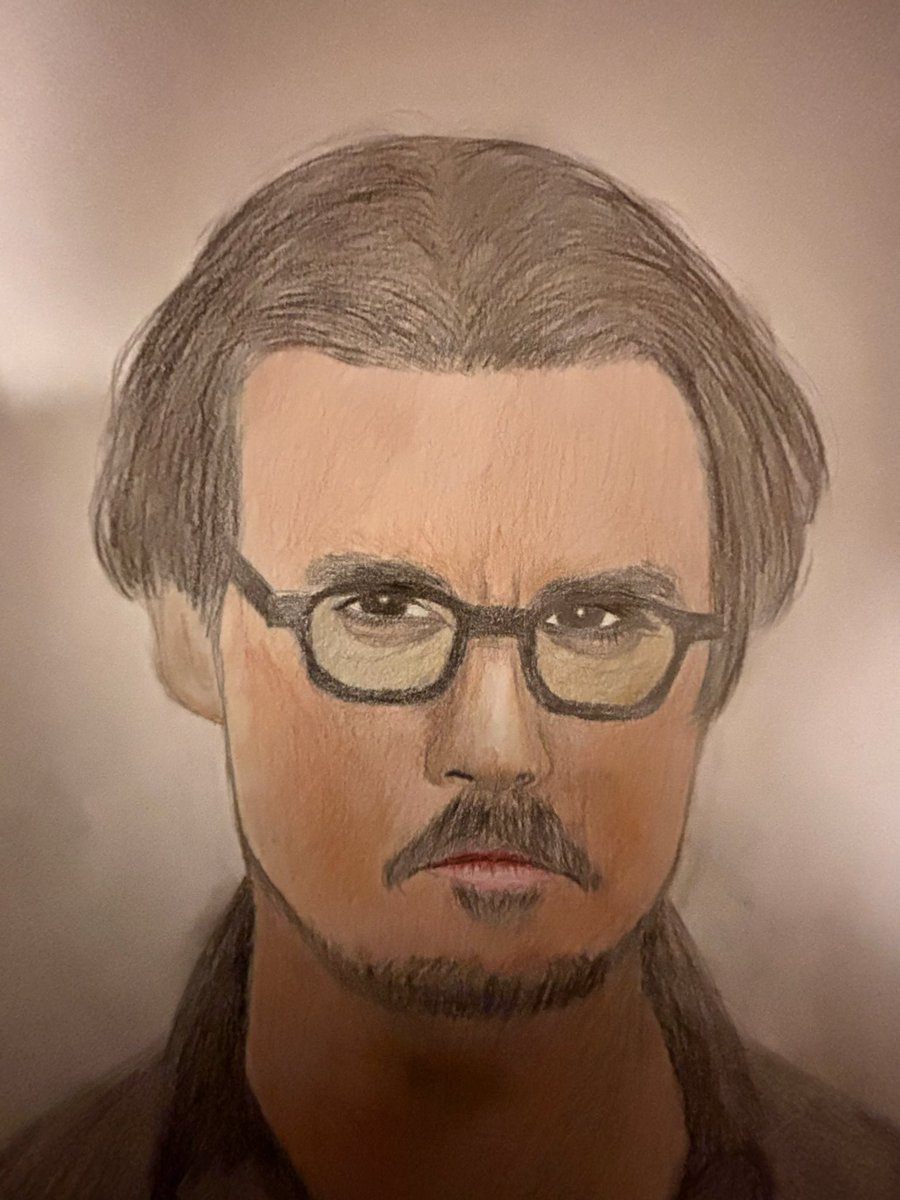 FU6dn01E6g12707's tweet photo. ジョニー・デップ描きました

#ジョニーデップ
#似顔絵
#人物画
#肖像画
#手描きイラスト
#アナログイラスト
#色鉛筆画
#鉛筆画
#映画俳優
#映画好き

#JohnnyDepp
#PortraitArt
#CelebrityPortrait
#TraditionalArt
#ColoredPencilArt
#HandDrawn
#SketchArt
#ActorPortrait https://t.co/Vl8kJHP9vQ