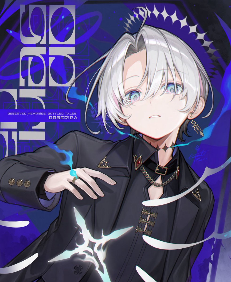 一次創作祭り冬の陣2025 白髪と美少年が好きです🪽