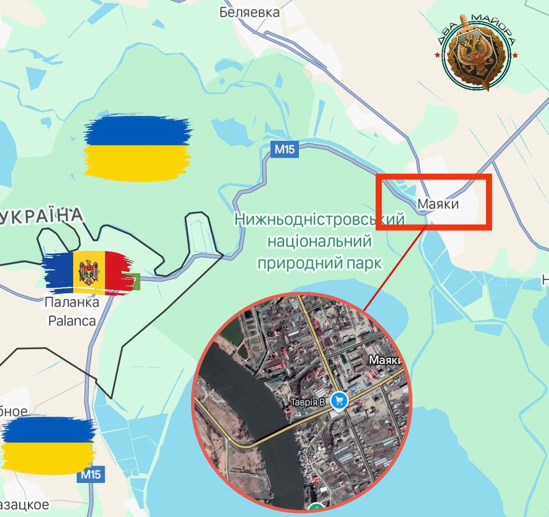 Q0MT6pFmbVqynsM's tweet image. В МВД Украины сообщили о возобновлении движения транспорта в обоих направлениях на автодороге М-15 Одесса – Рени (на Бухарест🇷🇴) в пределах населенного пункта Маяки, которое было прекращено после обстрела 19 декабря