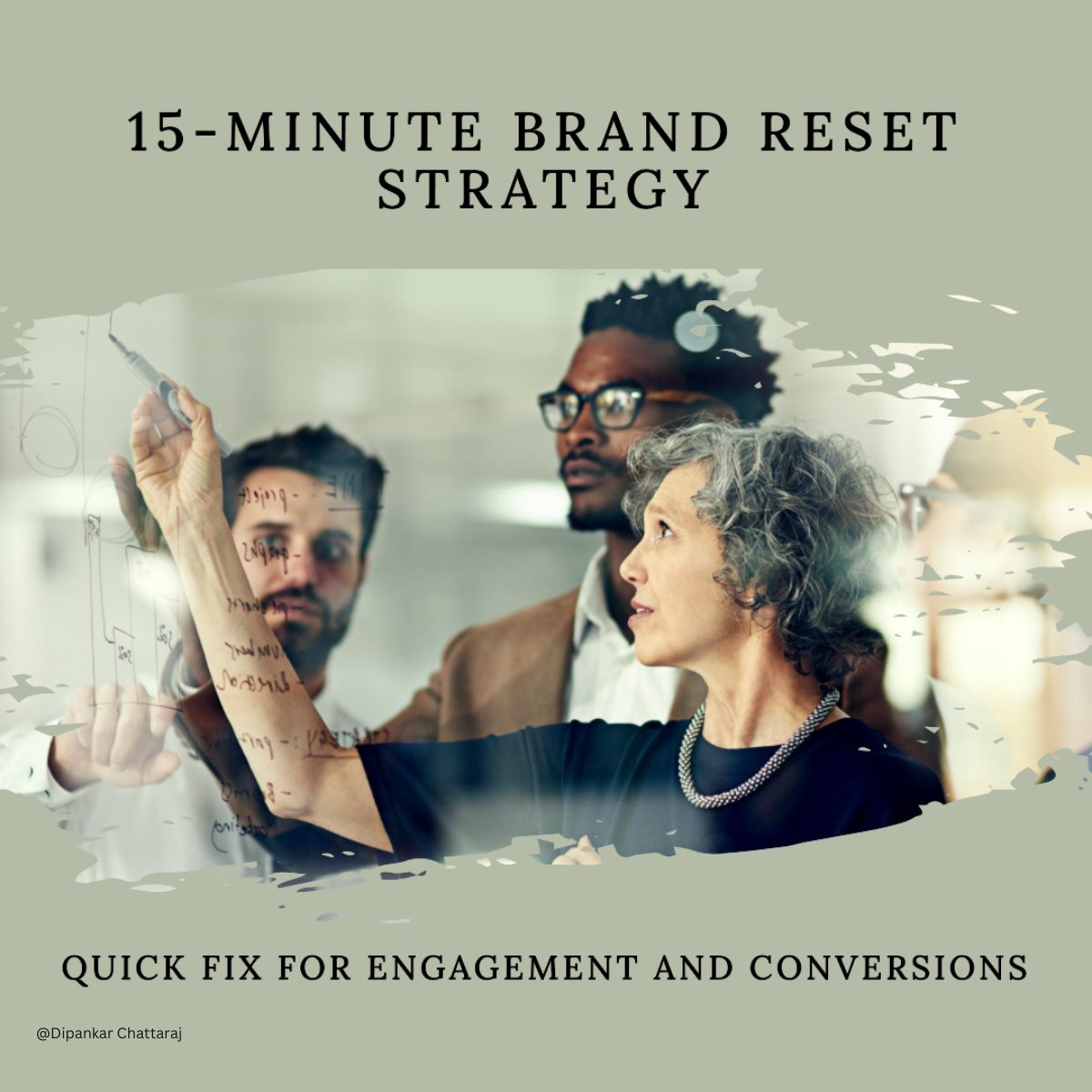 dipankar_cx's tweet photo. ๐จ Engagement tanking? Conversions flat? Donโt wait months for a rebrand. Use the 15-Minute Brand Reset: Audit, Contrast, Energy, Pivot. Fix stale messaging before lunch. https://t.co/YSzCqHIEFr #BrandStrategy #MessagingStrategy #MarketingStrategy #BrandPositioning #GTMStrategy https://t.co/UJQaM6VXML