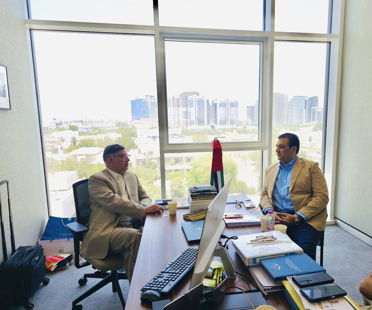 With one of the best intellectuals of our time, sir <a href="/husainhaqqani/">Husain Haqqani</a> sb ,  an enriching interaction.”