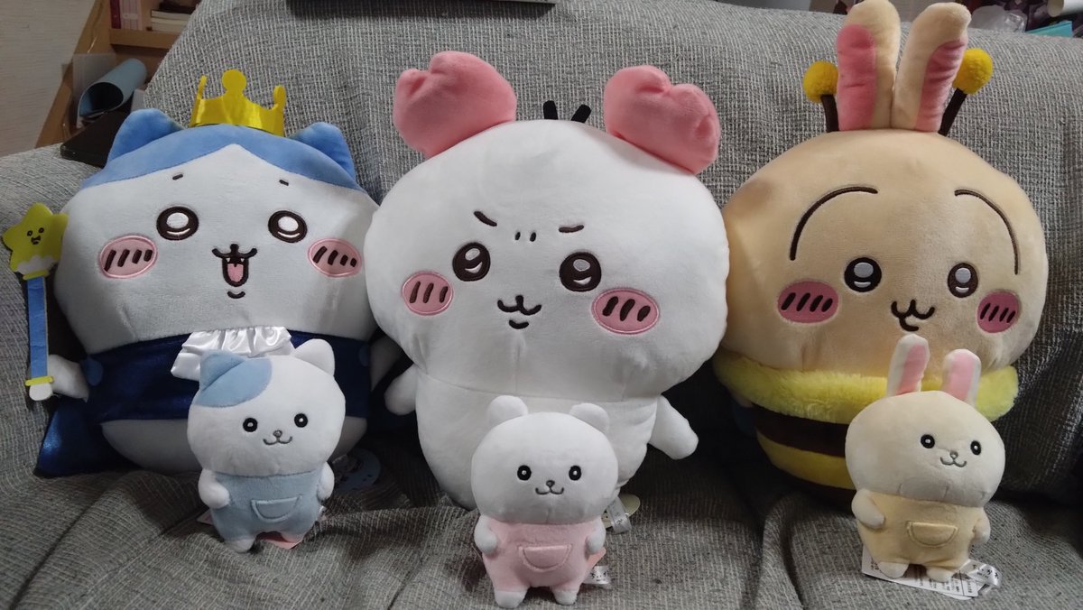 なんとかバニア可愛すぎて買っちゃった！ ちいかわたちのぬいぐるみ