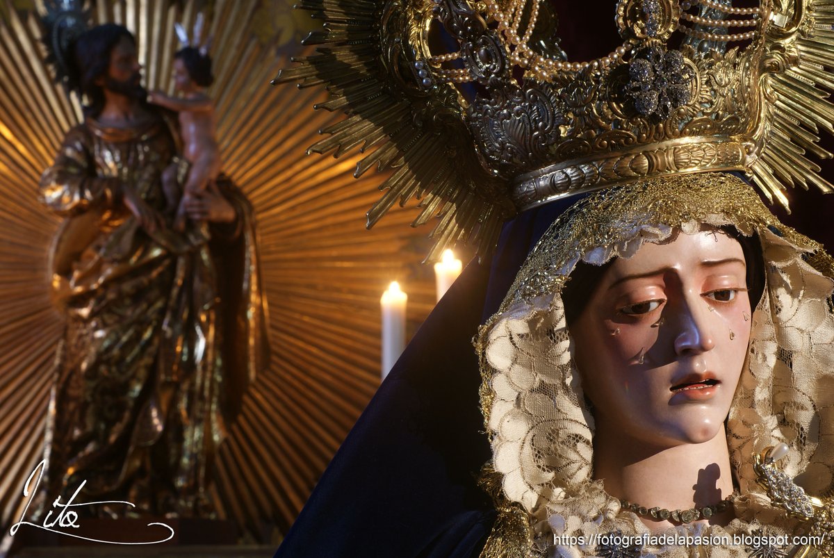 Lito_alvarez's tweet photo. Besamanos 2025 de la Virgen de la Encarnación Dolorosa, la maravillosa Dolorosa de @ElMayorDolor en el barrio de la Barzola de #Sevilla #Cofradías #Cultos https://t.co/pNqCUpIXjU