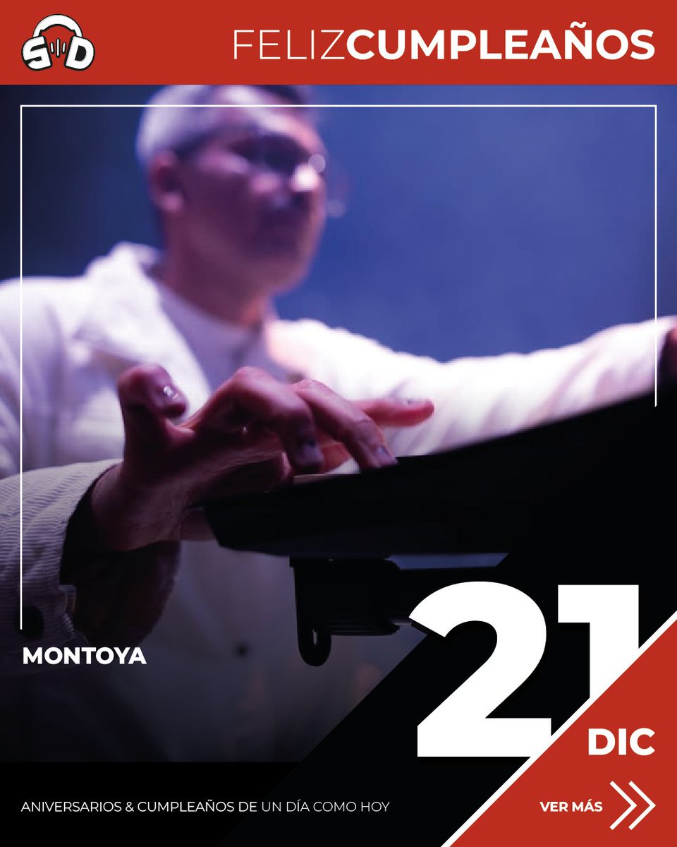 SoundDatos's tweet image. #SoundDatos · Diciembre 21 | Feliz Cumpleaños:
· Joe Carvajal (@LOSDEADENTRO)
· @JaimeMedina (@DONTETTO)
· Montoya
---
Click en el link para ver más: instagram.com/p/DShrubrAH9k/…