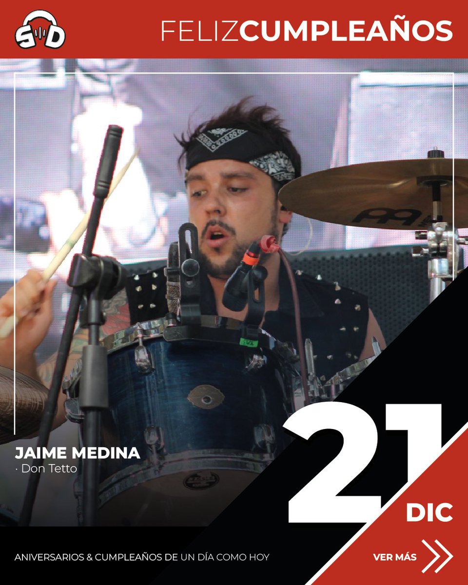 SoundDatos's tweet image. #SoundDatos · Diciembre 21 | Feliz Cumpleaños:
· Joe Carvajal (@LOSDEADENTRO)
· @JaimeMedina (@DONTETTO)
· Montoya
---
Click en el link para ver más: instagram.com/p/DShrubrAH9k/…