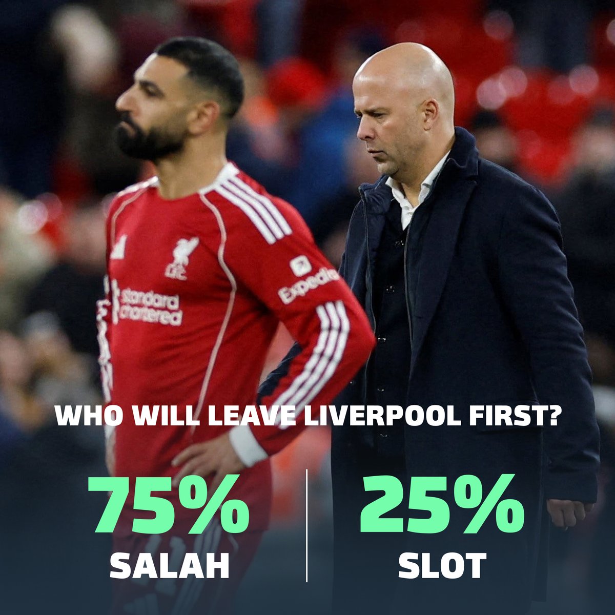 Who leaves Liverpool FIRST? 👀

The market has spoken… for now.
Agree with the crowd?

Make your call 👉 duel.bz/LeaveLiv

#LFC #PredictionMarkets