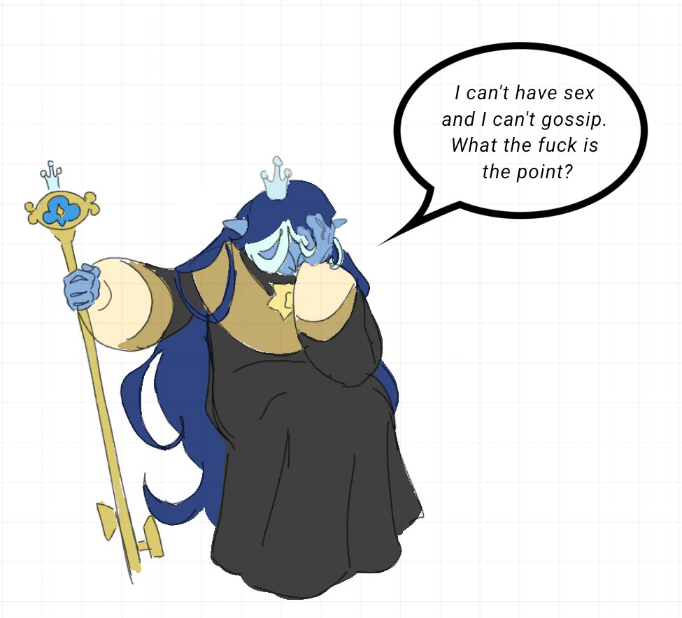 THESEAL33333's tweet image. I was listening to video essay(?) and then I heard this phrase and it made me giggle, so I've decided to draw FoK saying it 
#fountofknowledge #crktwt